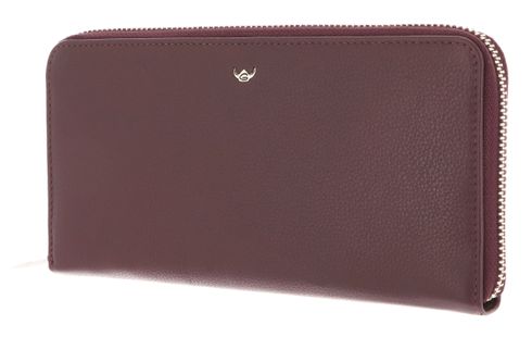 Golden Head Madrid RFID Protect Zipped Wallet Amarone