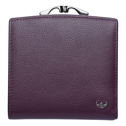 Golden Head Madrid RFID Protect French Coin Purse Wallet Amarone