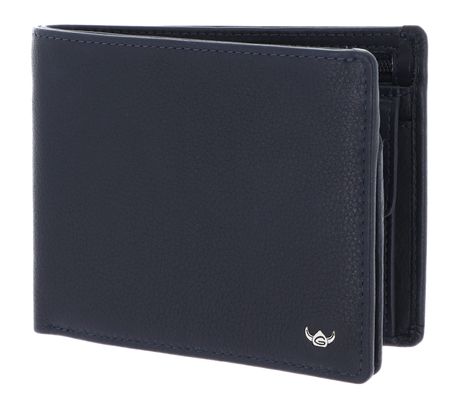 Golden Head Capri RFID Protect Billfold Coin Wallet Blue