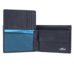 Golden Head Capri RFID Protect Billfold Coin Wallet Blue