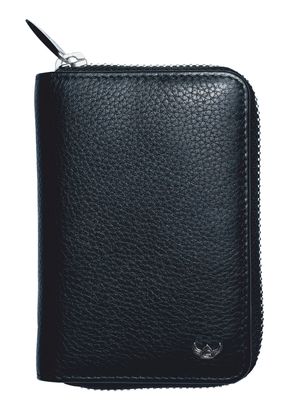 Golden Head Capri RFID Protect Zipped Billfold Coin Wallet Black