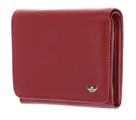 Golden Head Madrid RFID Protect Zipped Billfold Coin Wallet Red