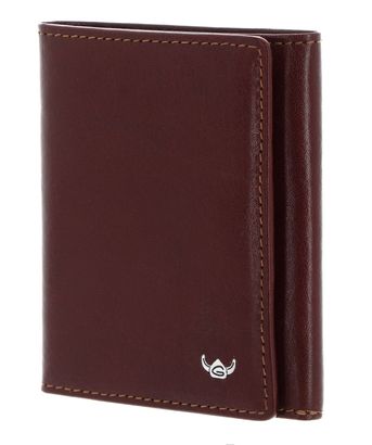 Golden Head Colorado RFID Protect Petite Billfold Coin Wallet Tabacco