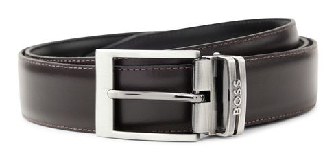 BOSS Giftpack Reversible Leather Belt W110 Black - shortenable