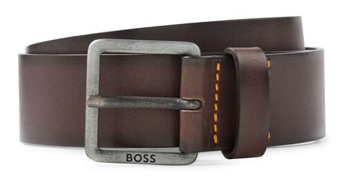 BOSS Jeeko Sz40 Leather Belt W90 Dark Brown