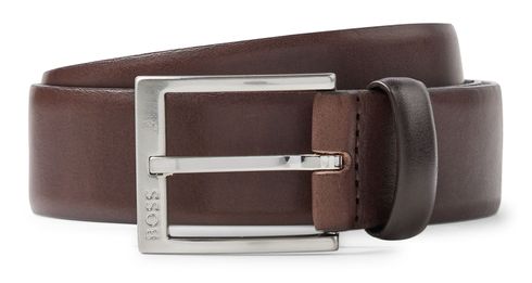 BOSS Erron Sz35 Leather Belt W85 Dark Brown