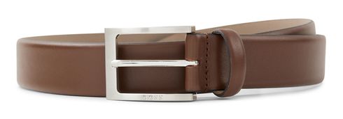 BOSS Barnabie Leather Belt W85 Medium Brown