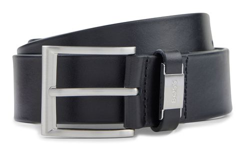 BOSS Connio Leather Belt W80 Black