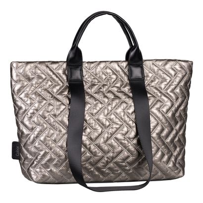 Gabor Haley Zip Tote Bag L Old Silver