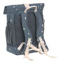 Lässig Happy Prints Mini Rolltop Backpack Midnight Blue Lässig Happy Prints Mini Rolltop Backpack Midnight Blue