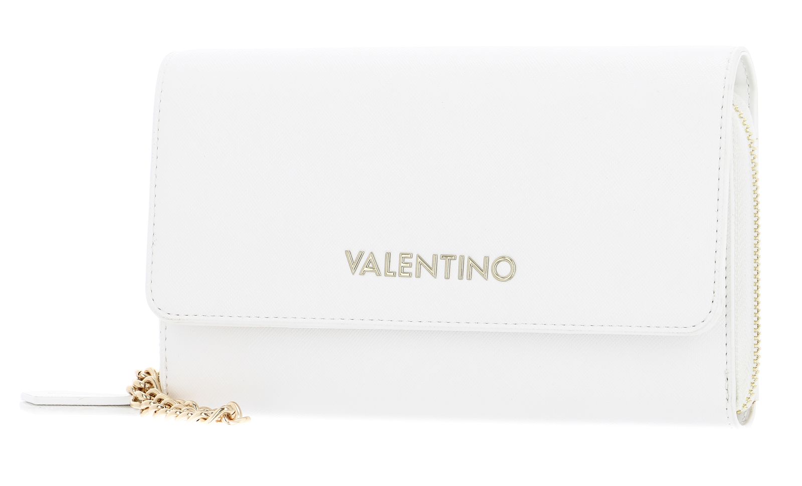VALENTINO Zero Re Wallet With Shoulder Strap Bianco | Buy bags