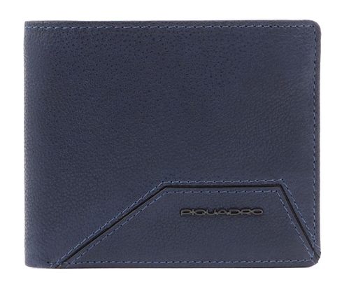 PIQUADRO Rhino Wallet With Removable Document facility and RFID Night Blue