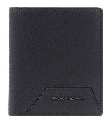 PIQUADRO Rhino Vertical Men´s Wallet with Coin Pocket RFID Nero