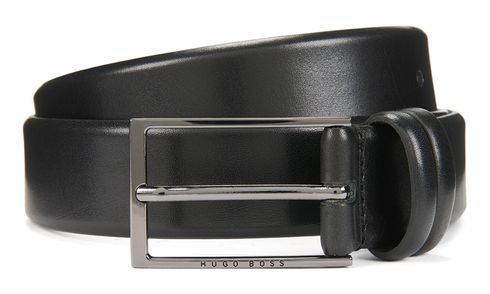 BOSS Carmello Leather Belt W105 Black