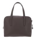 COCCINELLE Swap Handbag Grained Leather Coffee