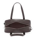 COCCINELLE Swap Handbag Grained Leather Coffee