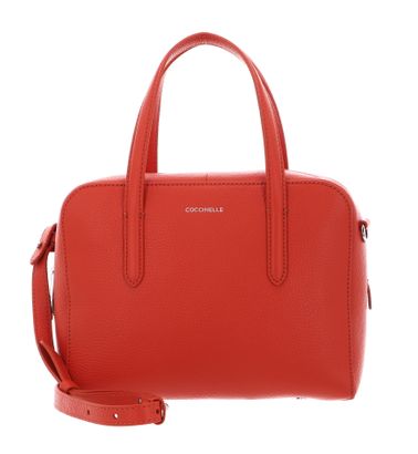 COCCINELLE Swap Handbag Grained Leather Tangerine