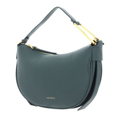 Sac à Main COCCINELLE Priscilla - Cuir Grainé Couleur Mandarine - Bandoulière Ajustable - Neuf Avec étiquettes