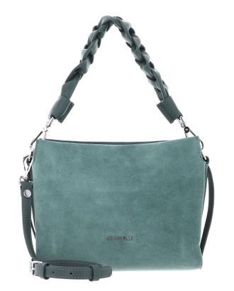 COCCINELLE Boheme Handbag Suede Grainy Leather Kale Green