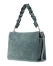 COCCINELLE Boheme Handbag Suede Grainy Leather Kale Green