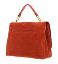 COCCINELLE Liya Suede Handbag Tangerine