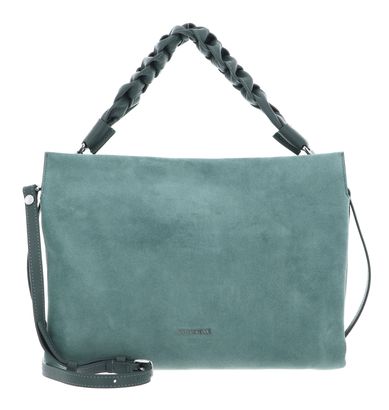 COCCINELLE Boheme Handbag Suede Kale Green