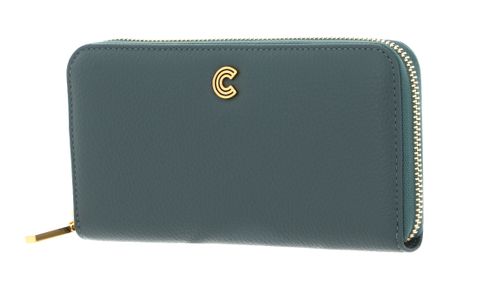 COCCINELLE Myrine Zip Around Wallet Kale Green