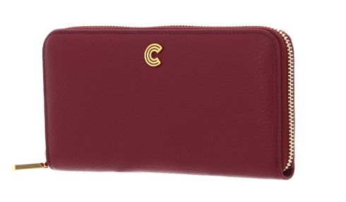 COCCINELLE Myrine Zip Around Wallet Garnet Red