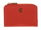 COCCINELLE Myrine Wallet Grained Leather Tangerine COCCINELLE Myrine Wallet Grained Leather Tangerine
