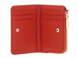COCCINELLE Metallic Soft Credit Card Holder Tangerine