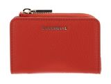 COCCINELLE Metallic Soft Credit Card Holder Tangerine