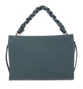 COCCINELLE Boheme Grana Double Hand Bag Kale Green / Noir