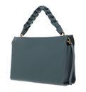 COCCINELLE Boheme Grana Double Hand Bag Kale Green / Noir
