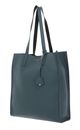 COCCINELLE Easy Shopping Handbag Double Grained Leather Kale Green / Noir COCCINELLE Easy Shopping Handbag Double Grained Leather Kale Green / Noir