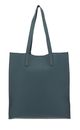 COCCINELLE Easy Shopping Handbag Double Grained Leather Kale Green / Noir COCCINELLE Easy Shopping Handbag Double Grained Leather Kale Green / Noir