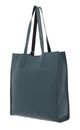 COCCINELLE Easy Shopping Handbag Double Grained Leather Kale Green / Noir COCCINELLE Easy Shopping Handbag Double Grained Leather Kale Green / Noir