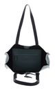 COCCINELLE Easy Shopping Handbag Double Grained Leather Kale Green / Noir COCCINELLE Easy Shopping Handbag Double Grained Leather Kale Green / Noir