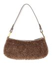 COCCINELLE Merveille Astrakan Mini Bag Ecofour Warm Taupe COCCINELLE Merveille Astrakan Mini Bag Ecofour Warm Taupe
