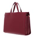 COCCINELLE Boheme Handbag Grained Leather Garnet Red COCCINELLE Boheme Handbag Grained Leather Garnet Red