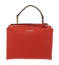COCCINELLE Arlettis Signature Handbag Grained Leather Tangerine COCCINELLE Arlettis Signature Handbag Grained Leather Tangerine