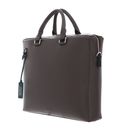 COCCINELLE Man Soft Man Briefcase Grained Leather Coffee