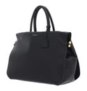 COCCINELLE Blue Soft Handbag Grained Leather Noir