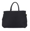COCCINELLE Blue Soft Handbag Grained Leather Noir