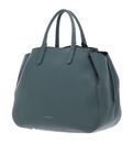 COCCINELLE Coccinellesoft Wear Handbag Double Grainy Leather Kale Green / Noir