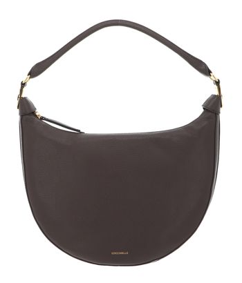 COCCINELLE Sunnie Handbag Grained Leather Coffee