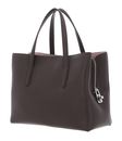 COCCINELLE Swap Handbag Grained Leather Coffee COCCINELLE Swap Handbag Grained Leather Coffee