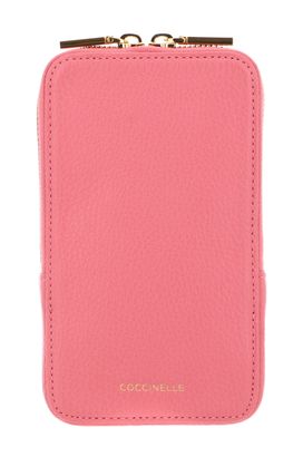 COCCINELLE Flor Hi-Tech Phone Bag Hyper Pink