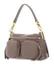 COCCINELLE Hyle Handbag Grained Leather Warm Taupe COCCINELLE Hyle Handbag Grained Leather Warm Taupe