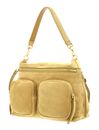 COCCINELLE Hyle Suede Handbag Citronella COCCINELLE Hyle Suede Handbag Citronella
