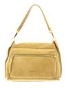 COCCINELLE Hyle Suede Handbag Citronella COCCINELLE Hyle Suede Handbag Citronella